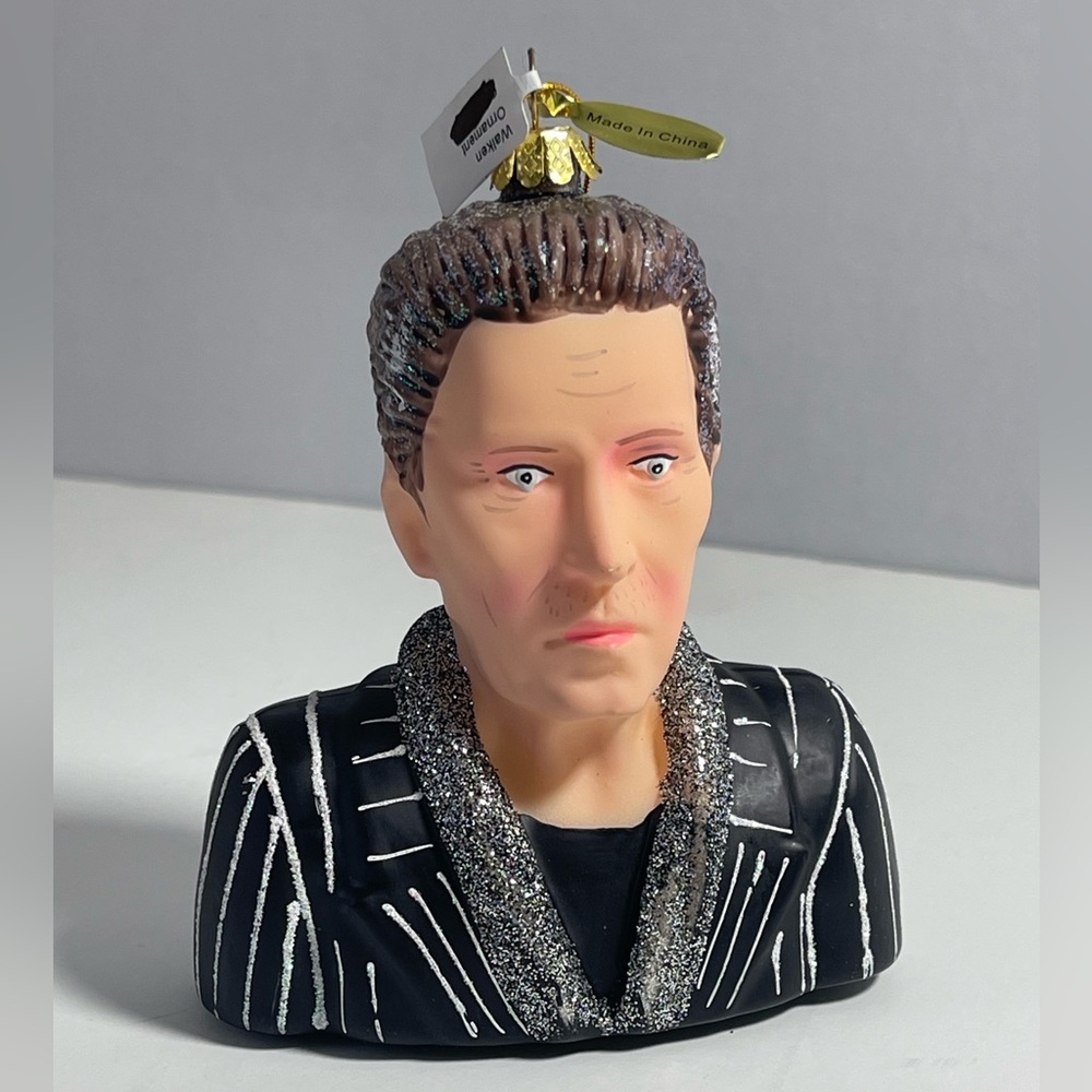 Christopher Walken Christmas Ornament Glass/Glitter